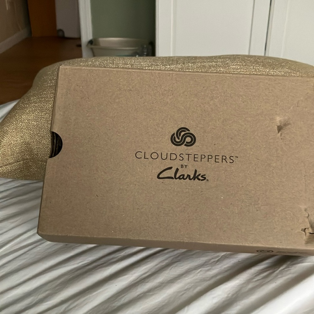 Cloudsteppers by Clarks Gold Mules & Clogs